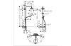 Душова система Croma Select E 180 2jet Showerpipe EcoSmart, 9 л/хв, з термостатом, білий/хром (27257400) зображення 2