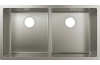 Кухонна мийка S719-U765  під стільницю 815х450 на дві чаші 370/370 (43430800) Stainless Steel зображення 1