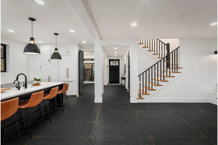 G-3180 STEEL BLACK NATURAL 59.55х59.55 (плитка для підлоги і стін) зображення 3