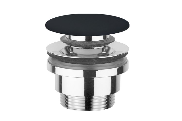 Клапан Клік-Клак для сифона з керамічною кришкою, Carbone (PLCE) image 1