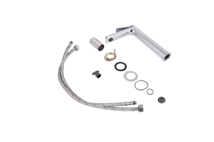 QT Presto QTPRE269CRM45572 Змішувач для умивальника, високий, Chrome зображення 3