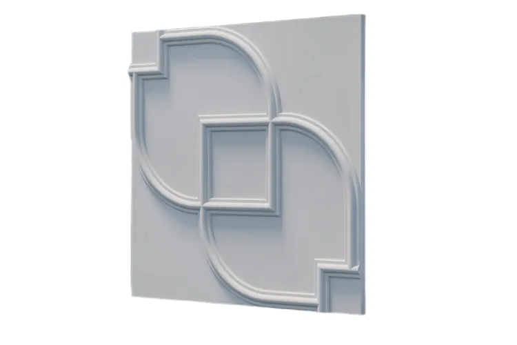 Гіпсова стінова панель 50х50 см CLASSIC 02 зображення 1