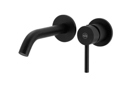 Змішувач для умивальника прихованого монтажу MOZA black 5039-810-81