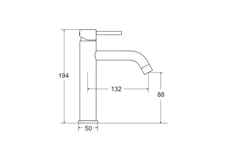 Змішувач до умивальника VEO II (золото брашоване) зображення 2