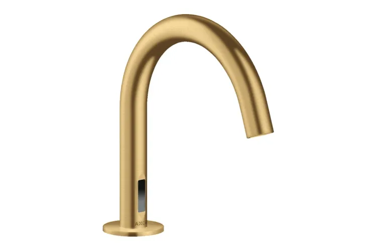 Змішувач AXOR Uno 100 для умивальника електронний 230V, Brushed Gold Optic (38010250) image 1