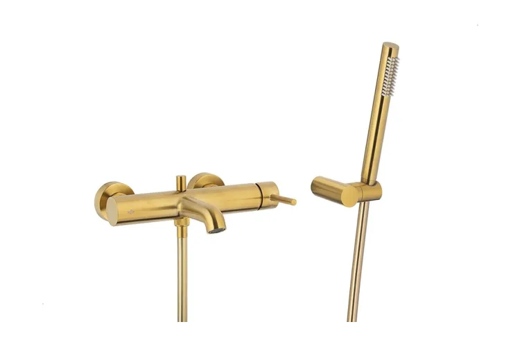Змішувач для ванни з душ. комплектом MOZA gold 5034-520-31 зображення 1