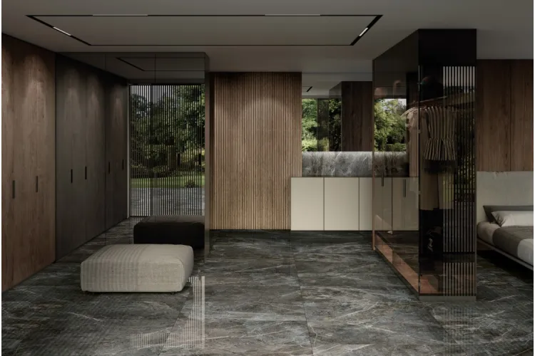 NOVELLA DARK GREEN LUXE 60x120 (плитка для підлоги і стін) зображення 3