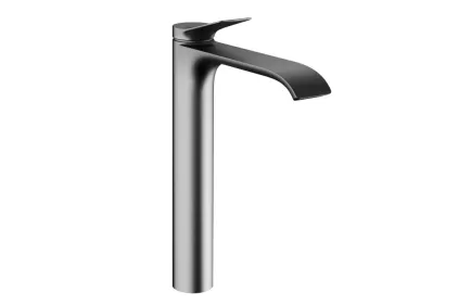 Змішувач Vivenis 250 для умивальника без донного клапана Brushed Black Chrome (75042340)