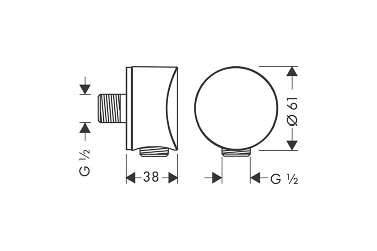 Шлангове під'єднання FixFit S зі зворотним клапаном (27456000) image 3