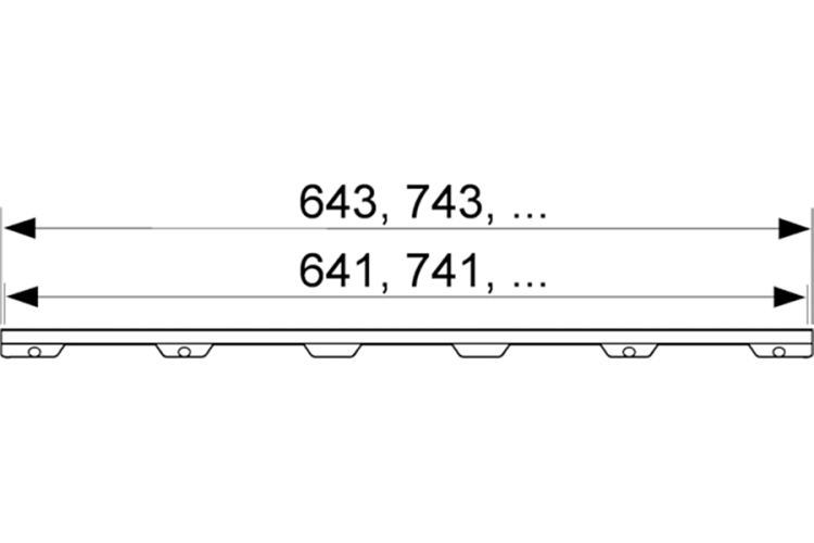 Основа під плитку "Plate II" для трапа L - 1000 мм TECE (601072) image 2