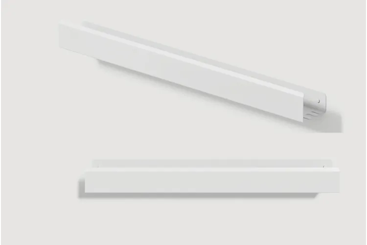 Полиця "LOFT" 800 гачок R, RAL9016 white mat зображення 2