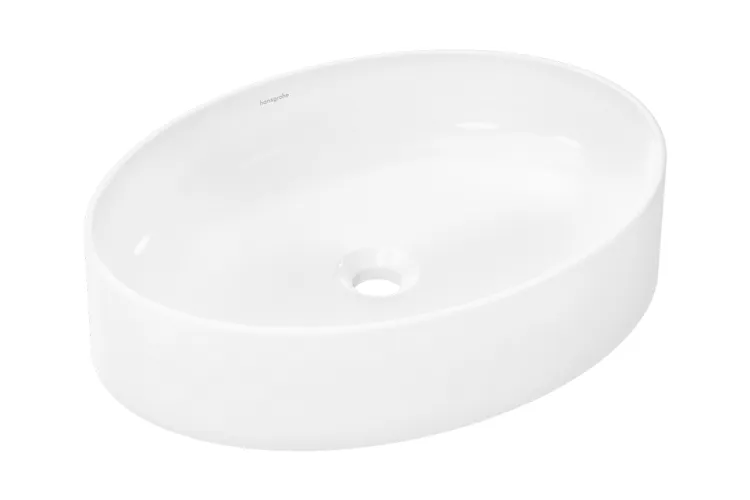 Умивальник Xuniva D SmartClean накладний без переливу, 550х400 мм, White (61072450) image 1