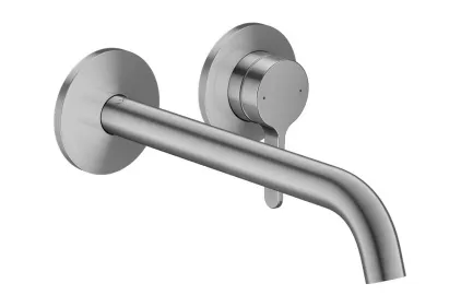 Змішувач AXOR One 220 для умивальника зі стіни, Brushed Bronze (48120140)