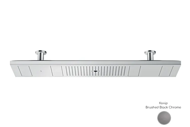 Верхній душ Axor ShowerHeaven 1200х300 4jet, Brushed Black Chrome (10637340) image 1