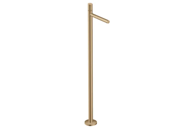 Змішувач Axor Uno для умивальника підлоговий, ручка Zero, Brushed Brass 45037950 зображення 1