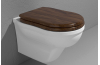 EFI Сидіння  для унітазу SoftClosing, петлі хром, Wood (23N/CR) зображення 2