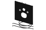 TECELux Нижня панель, для Duravit Senso-Wash C, скло чорне (9650107)