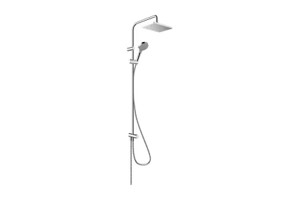 Душова система Vernis Shape Showerpipe 230 1jet Reno EcoSmart без змішувача, Chrome  (26289000)