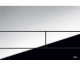Панель змиву TECEsquare II Metal з двома клавішами хромована глянцева (9240831)