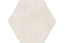 SIGMA WHITE PLAIN 21.6х24.6 (шестигранник) B-96 (плитка для підлоги і стін)