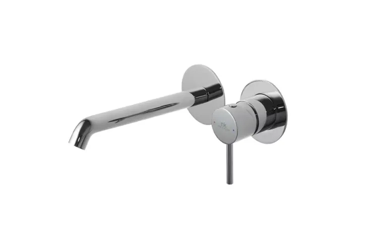 ROUND, Зовнішня частина вбудованого змішувача для умивальника, chrome (100345139) image 1