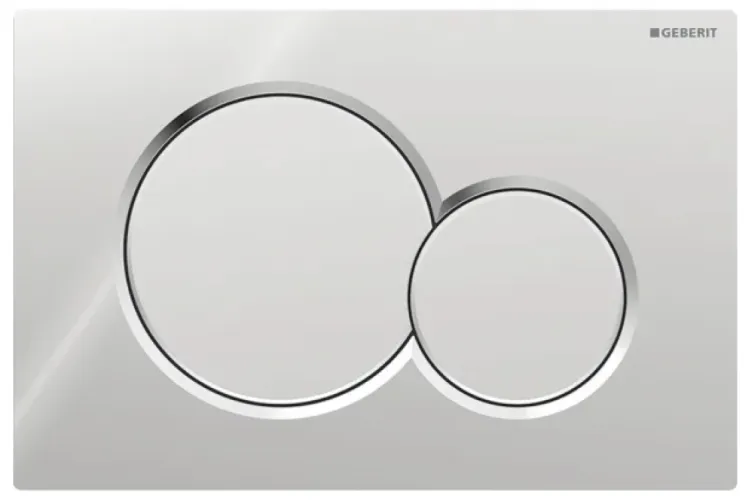 Кнопка змиву Sigma 01, подв.змив, хром глян./хром мат (115.770.KA.5) зображення 1