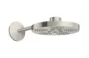 Верхній душ Axor One 280 2jet зі стіновим кронштейном, Stainless Steel Optic (48492800) зображення 1
