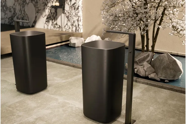 LOUNGE, Змішувач підлоговий для умивальника, matt black (100333734) image 2