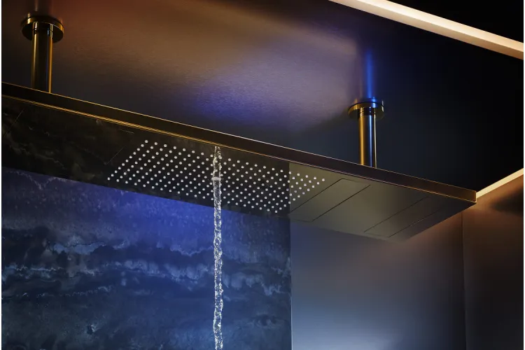 Верхній душ Axor ShowerHeaven 1200х300 4jet без підсвітки, Polished Gold Optic (10637990) image 5