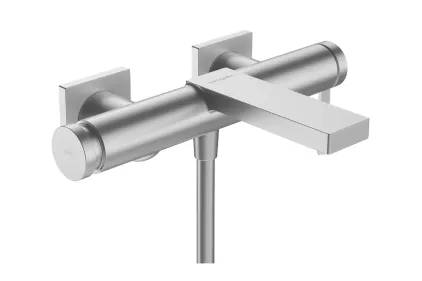 Змішувач Tecturis E для ванни, Stainless Steel Optic (73420800)