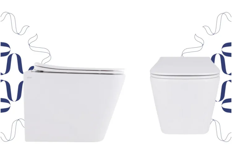 TERN Унітаз підвісний Ultra Quiet, Rimless із сидінням дюропластовим Slim повільнопадаючим,White image 4
