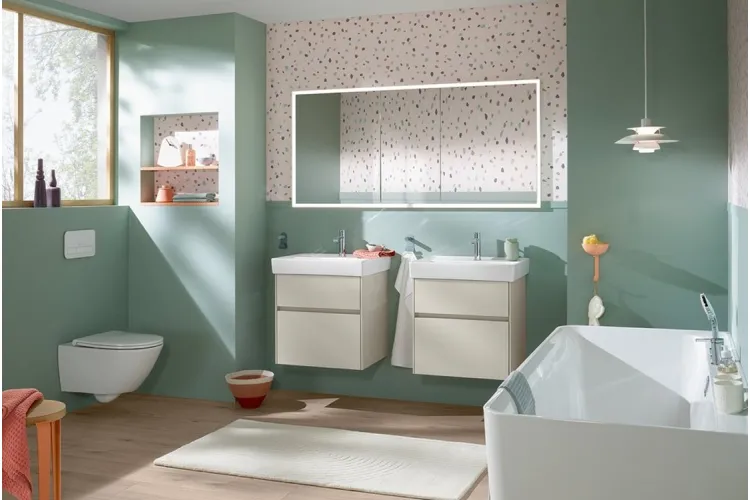 COLLARO Умивальник 600x470 мм з отвором та переливом White Alpin TitanCeram (4A336001) image 2