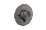 Термостат прихованого монтажу ShowerSelect ID Round на 2 функції, Brushed Black Chrome (36750340)