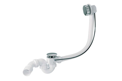 Сифон для ванни/глибокого піддону (автомат) HC31-MWH (білий)