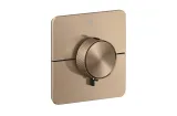 Термостат прихованого монтажу AXOR ShowerSelect ID Softsquare на 2 функції Brushed Red Gold (36754310)