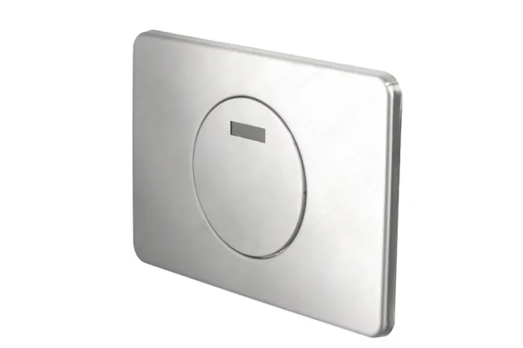 I-COMFORT LINE, Кнопка змиву одинарна, I-SMART, з ІЧ-системою, brushed stainless steel (100338129) зображення 1