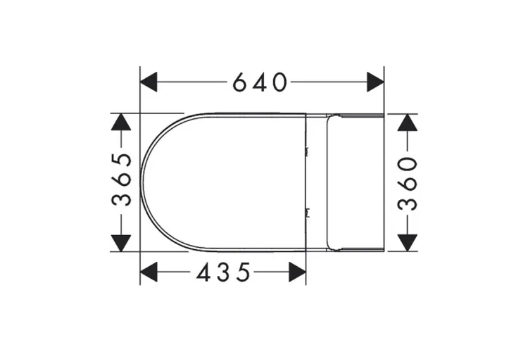 Компакт підлоговий 640 EluPura Original S AquaChannel Flush HygieneEffect горизонтальний випуск, із сидінням SoftClose (62040450) image 2