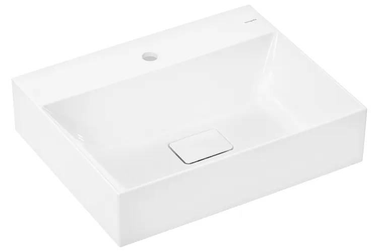 Умивальник Xevolos E 600/480 з отвором, без переливу, SmartClean White (61092450) image 1