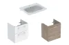 Умивальник SELNOVA SQUARE 60 см вбудований з/о (500.994.00.1) зображення 2