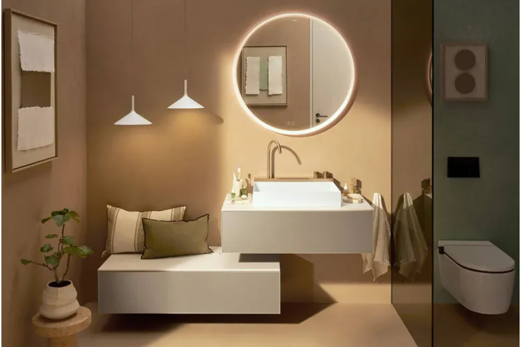 Дзеркало Xarita S з LED підсвічуванням 900/50 touch sensor Matt White (54981700) image 2