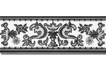 P007 CENEFA CUARTEO AZUL 7х20 (фриз)