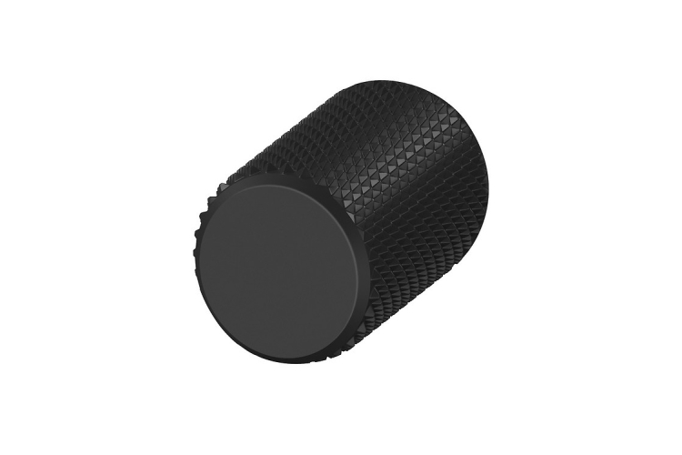 Меблева ручка-кнопка LARGA, чорна (1шт) image 1
