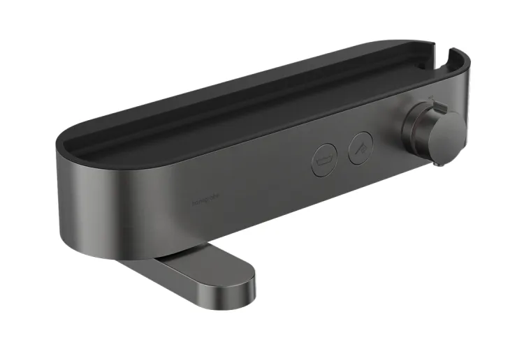 Термостат ShowerTablet Select 412 мм для ванни, Brushed Black Chrome (24340340) зображення 1