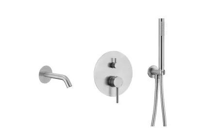 Змішувач для ванни з душ. комплектом,прихов.монтаж MOZA gold 5039-401-31