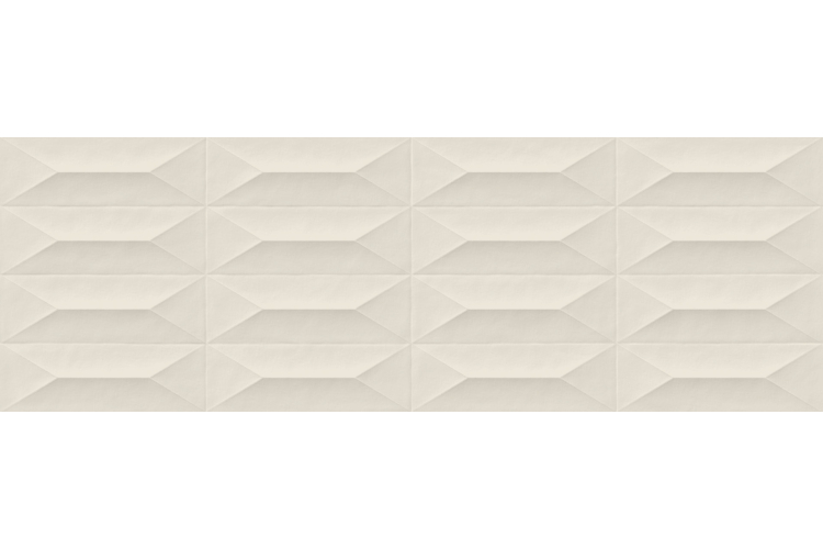 M4KR COLORPLAY CREAM STRUTTURA CABOCHON 3D RET 30x90 (плитка настінна) зображення 1