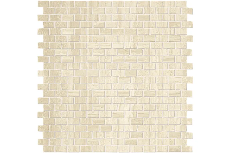 ROMA TRAVERTINO BRICK MOSAICO ANTICATO 30x30 (мозаїка) FMAG image 1