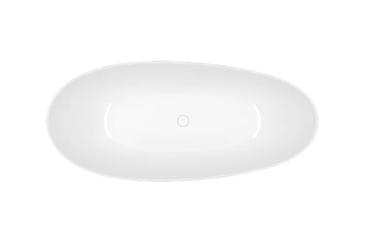 ANTAO Ванна окремостояча асиметрична 170x75, White Alpin (UBQ170TAO7V-01) image 2