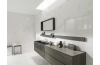 Дизайн білої ванної кімнати плиткою CARRARA від PORCELANOSA, Іспанія. Фото 2