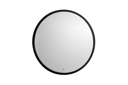 ROUND, Дзеркало 60 см, з підсвіткою, сенсорне управління, mirror_matt black (100334356)
