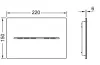 Панель змиву TECEsolid для унітазу, електронна, безконтактна, 230/12В, білий глянцевий (9240452) image 2